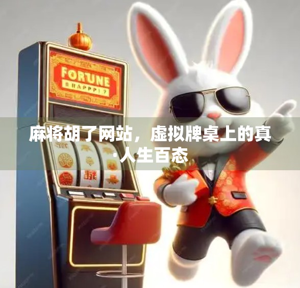 麻将胡了网站,虚拟牌桌上的真·人生百态 麻将胡了网站,虚拟牌桌上的真·人生百态