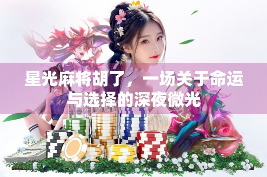 星光麻将胡了,一场关于命运与选择的深夜微光 星光麻将胡了,一场关于命运与选择的深夜微光