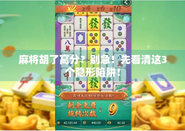 麻将胡了高分?别急!先看清这3个隐形陷阱! 麻将胡了高分?别急!先看清这3个隐形陷阱!