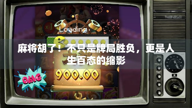 麻将胡了！不只是牌局胜负，更是人生百态的缩影