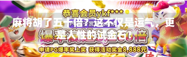 麻将胡了五十倍？这不仅是运气，更是人性的试金石！