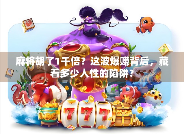 麻将胡了1千倍？这波爆赚背后，藏着多少人性的陷阱？