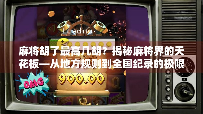 麻将胡了最高几胡？揭秘麻将界的天花板—从地方规则到全国纪录的极限挑战！