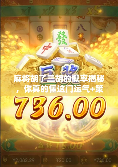 麻将胡了三胡的概率揭秘，你真的懂这门运气+策略的学问吗？