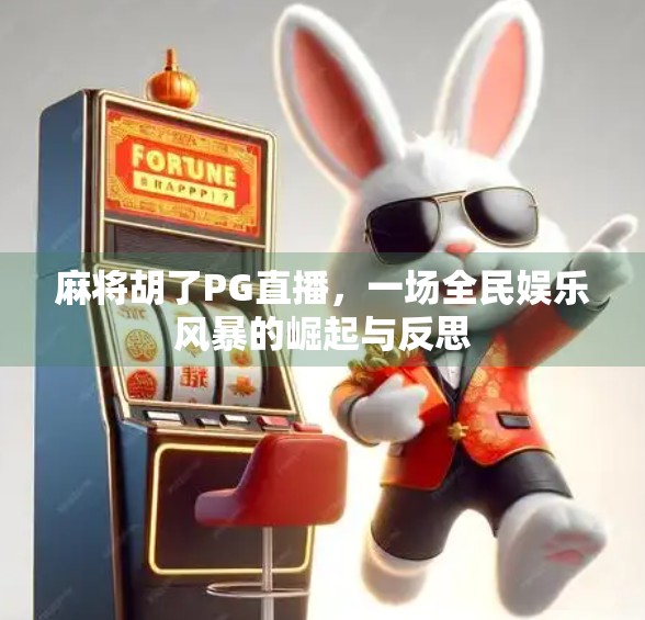 麻将胡了PG直播,一场全民娱乐风暴的崛起与反思