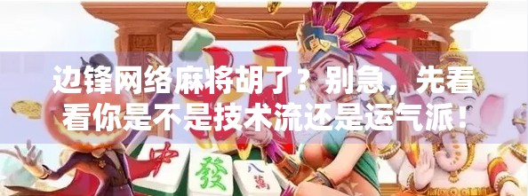 边锋网络麻将胡了?别急,先看看你是不是技术流还是运气派!