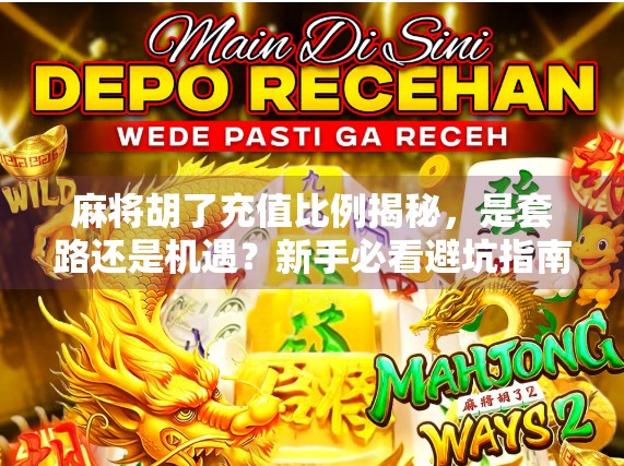 麻将胡了充值比例揭秘,是套路还是机遇?新手必看避坑指南!